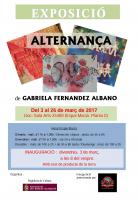 Cartell de l'exposició "Alternança".