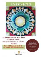 Cartell de l'exposició 'L'ànima de la matèria'