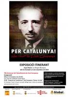 Cartell de l'exposició 'Per Catalunya! Vida i mort de Lluís Companys'