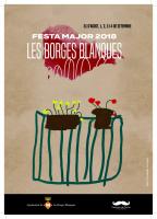 Cartell de la Festa Major de les Borges Blanques 2018.