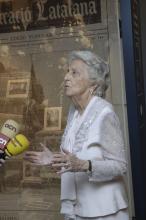 Mª Teresa Peyri Macià entrevistada per ACN i Catalunya Ràdio (Ajuntament de les Borges Blanques)